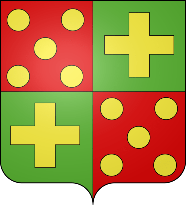 Blason de la commune de Saint-Laurent-sur-Oust.