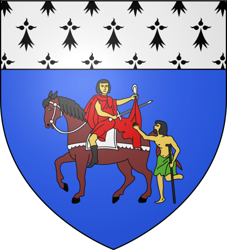 Blason de la commune de Saint-Martin-sur-Oust.