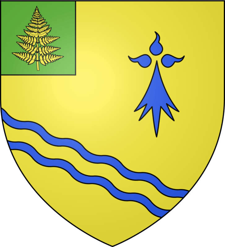 Blason de la commune de Saint-Vincent-sur-Oust.