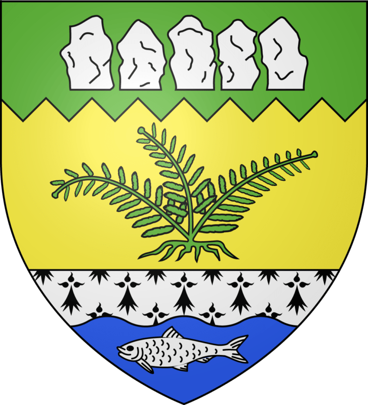 Blason de la commune des Fougerêts.