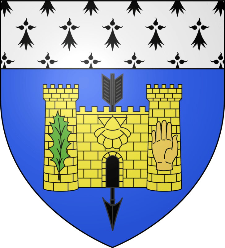 Blason de la commune d'Augan.