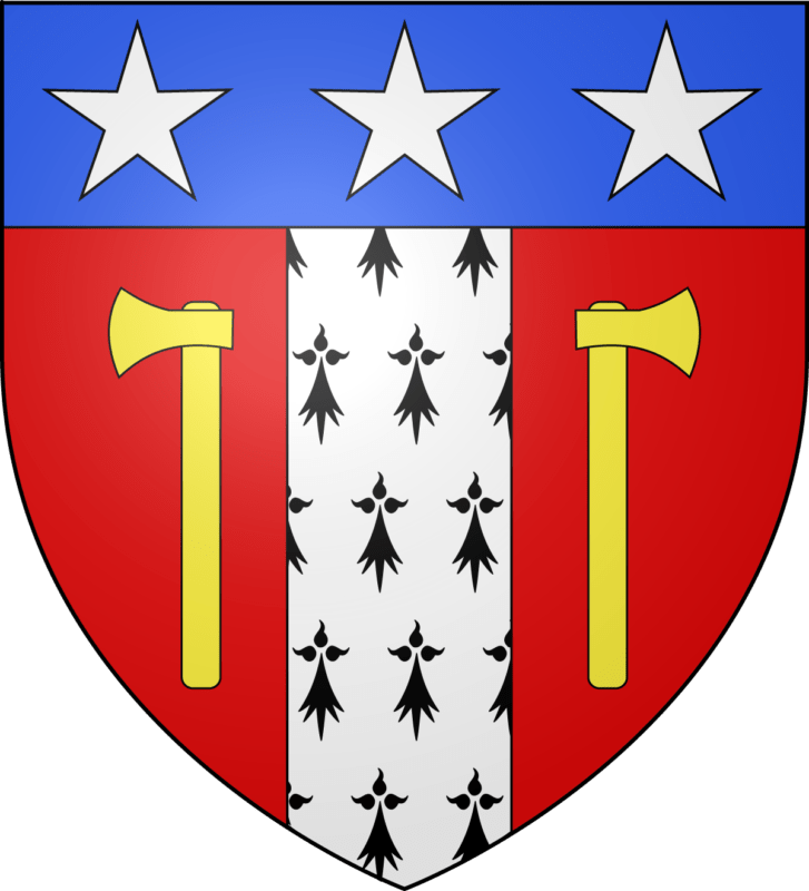 Blason de la commune de Bain-sur-Oust.