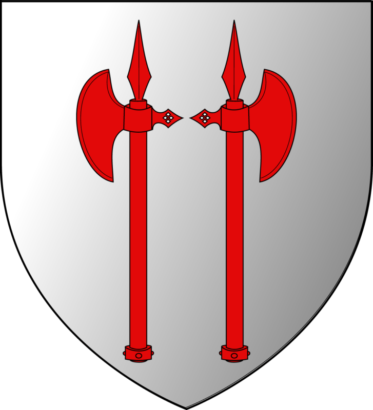 Blason de la commune de Bourbriac.