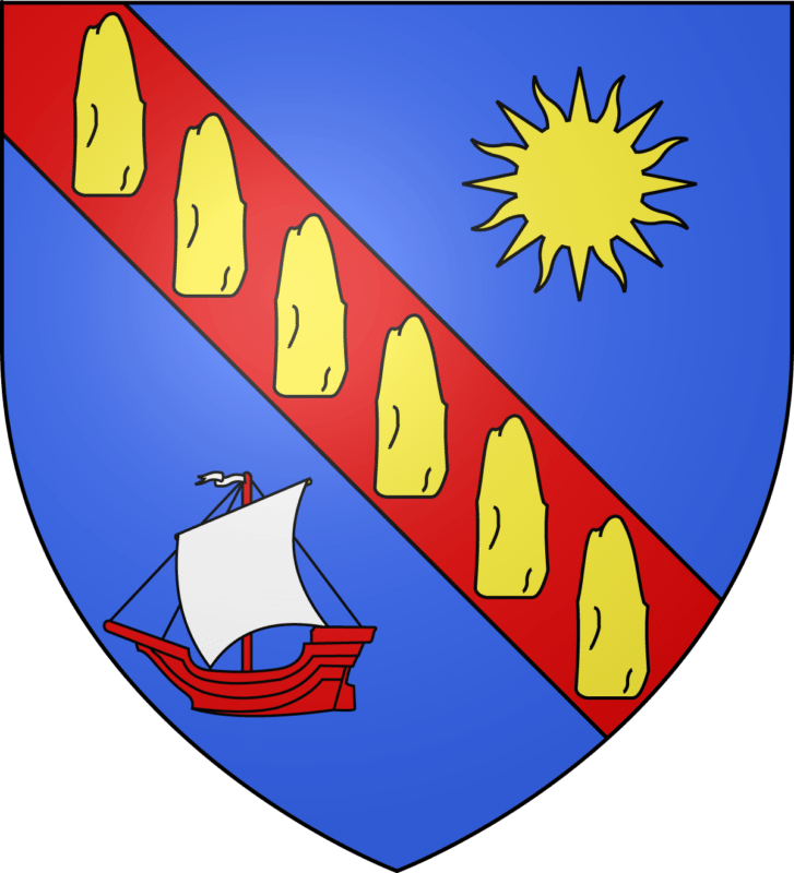 Blason de la commune de Carnac.