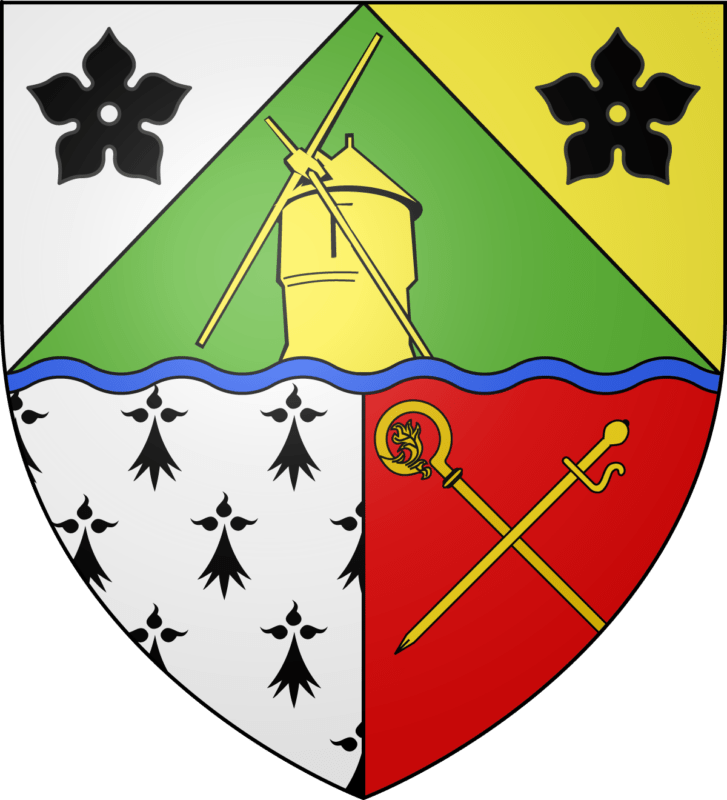 Blason de la commune de Cruguel.