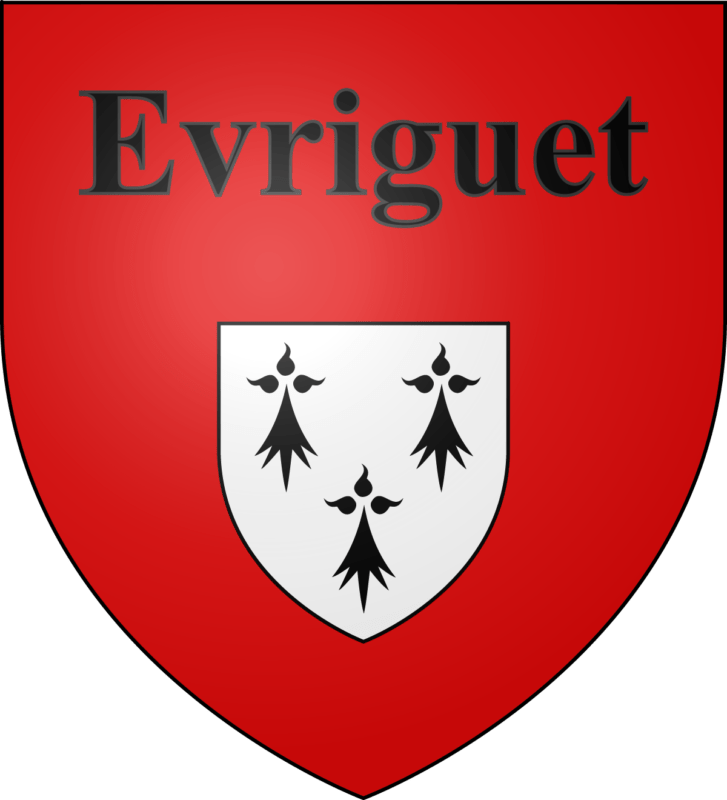 Blason de la commune d'Évriguet.