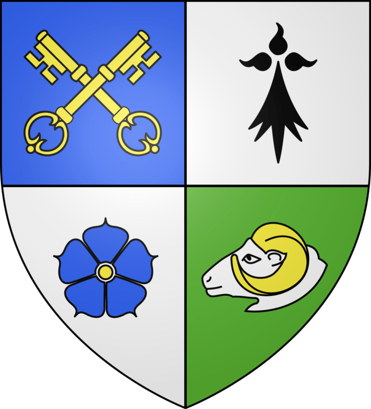 Blason de la commune d'Irvillac.