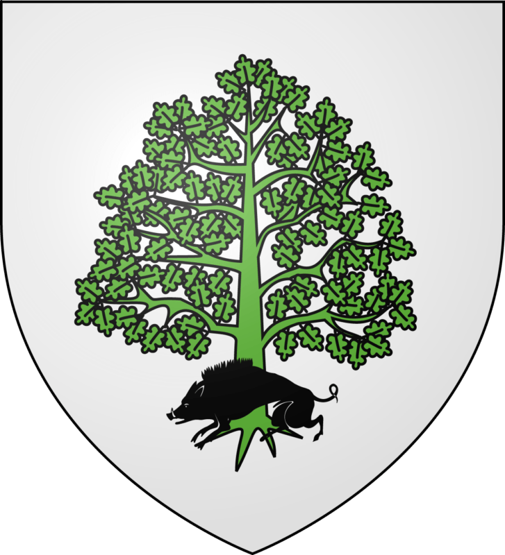 Blason de la commune de Juigné-des-Moutiers.