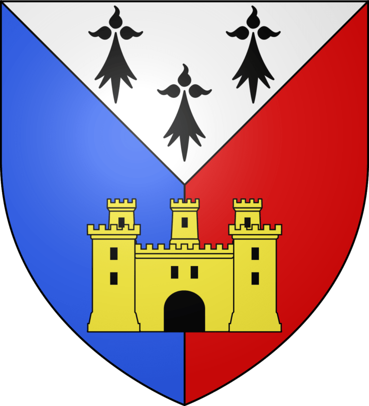 Blason de la commune de Kerglaz.