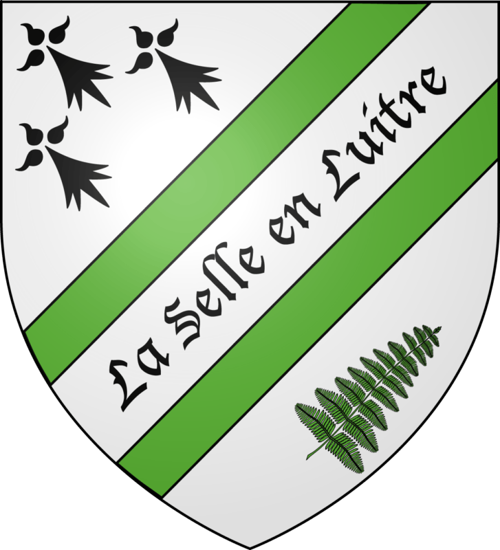 Blason de la commune de La Selle-en-Luitré.