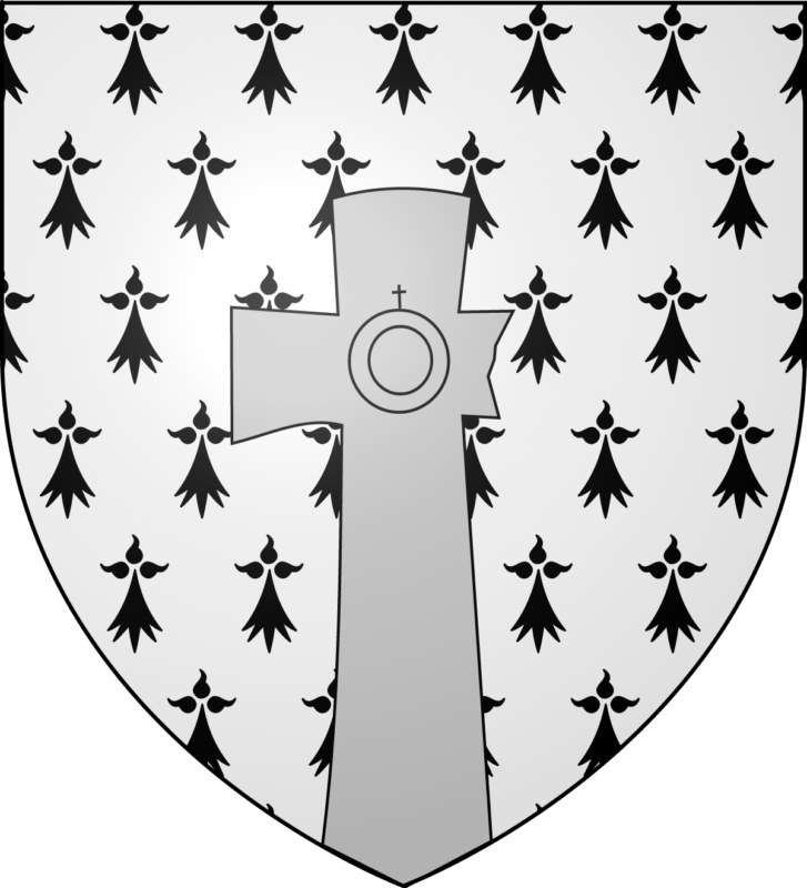 Blason de la commune de Le Temple-de-Bretagne.