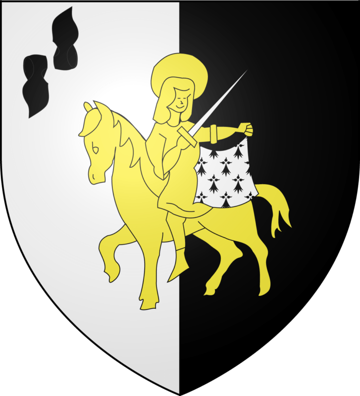 Blason de la commune de Lécousse.