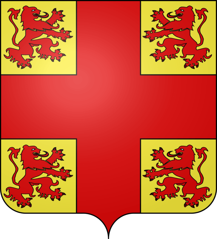 Blason de la commune de Les Touches.