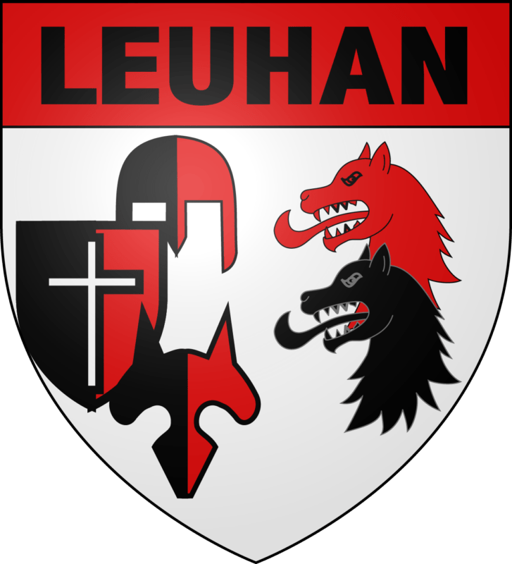 Blason de la commune de Leuhan.