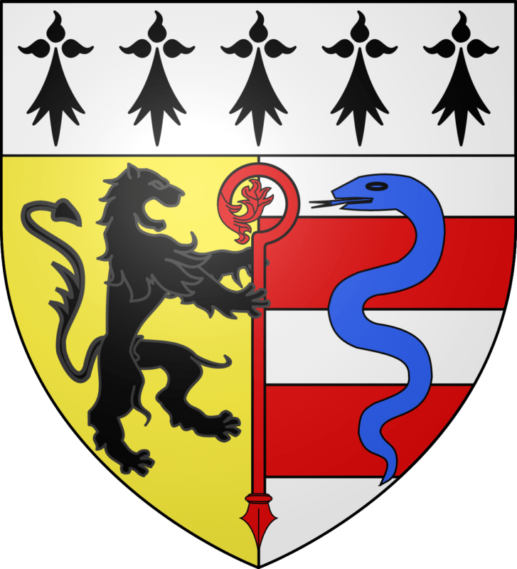 Blason de la commune de Loc-Brévalaire.