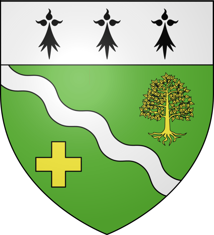 Blason de la commune de Noyal-sur-Brutz.