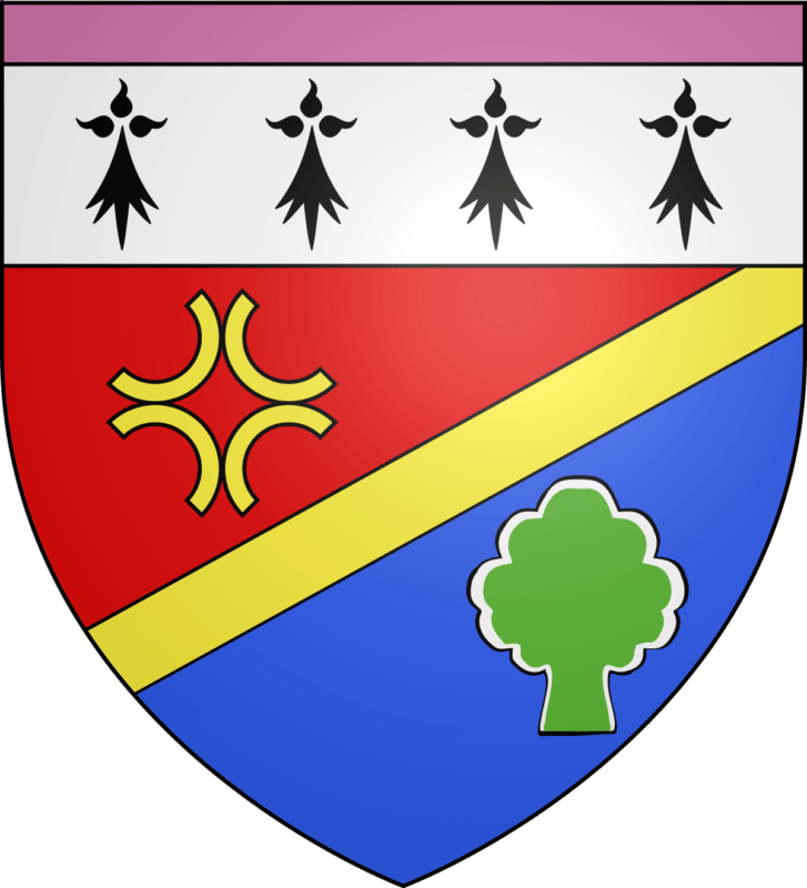 Blason de la commune de Plesder.