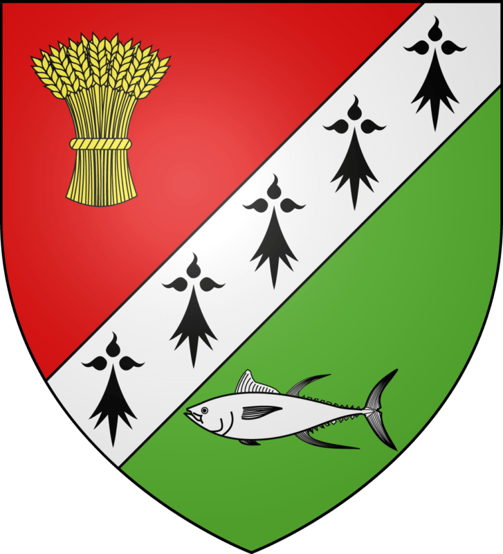 Blason de la commune de Plouhinec.