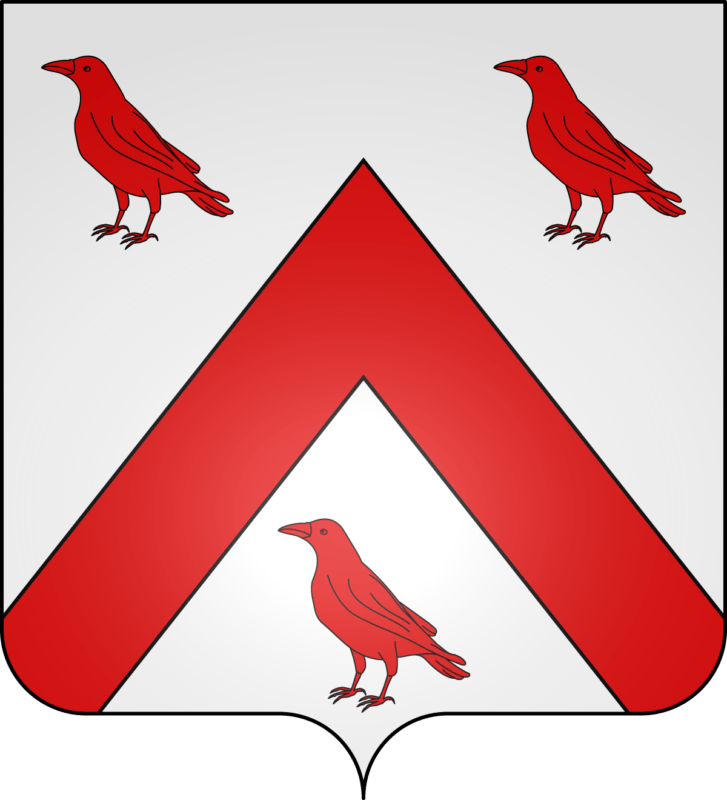 Blason de la commune de Plumaudan.