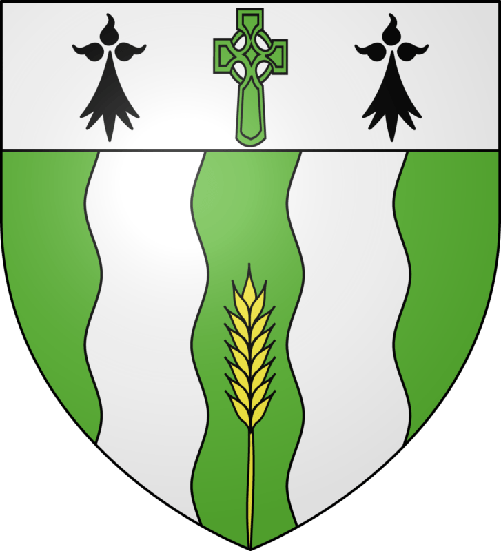 Blason de la commune de Querrien.