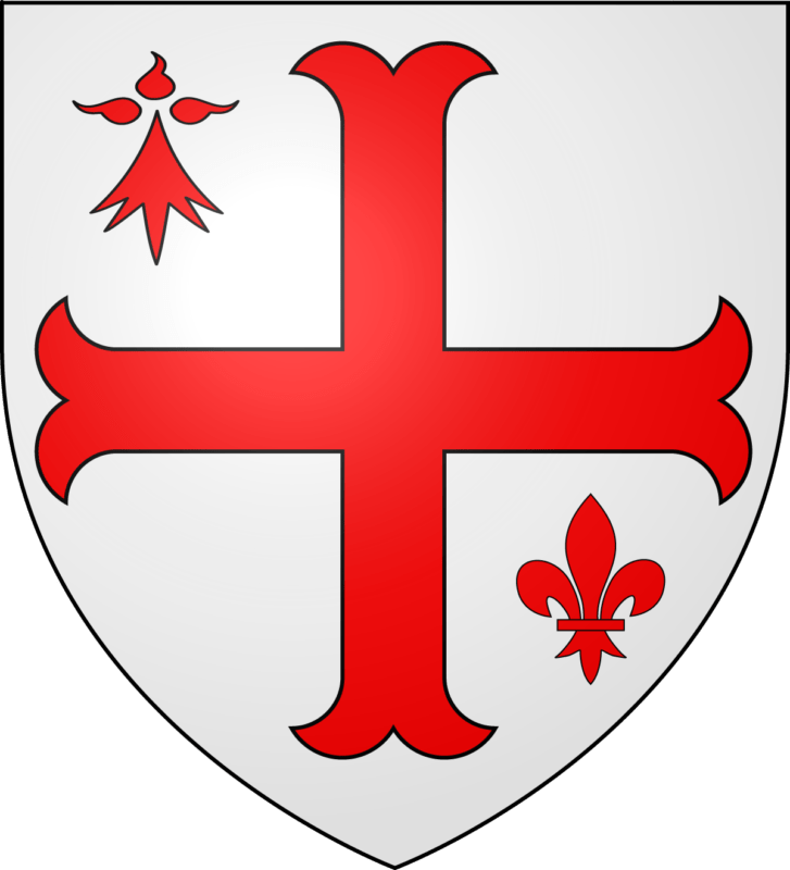 Blason de la commune de Saint-Aubin-des-Châteaux.