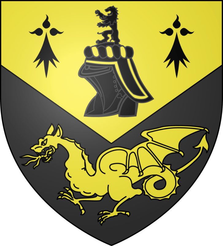 Blason de la commune de Saint-Derrien.