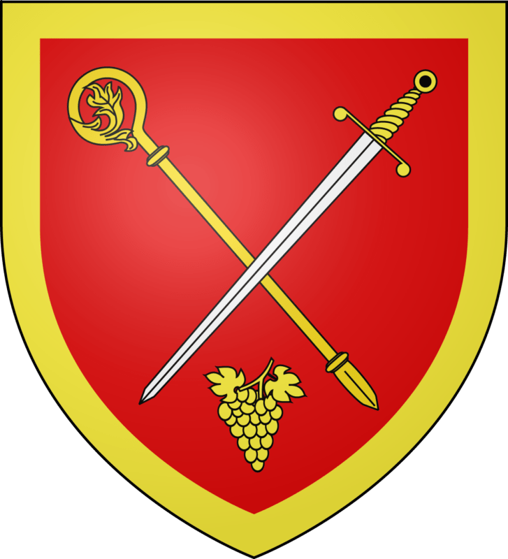 Blason de la commune de Saint-Léger-les-Vignes.