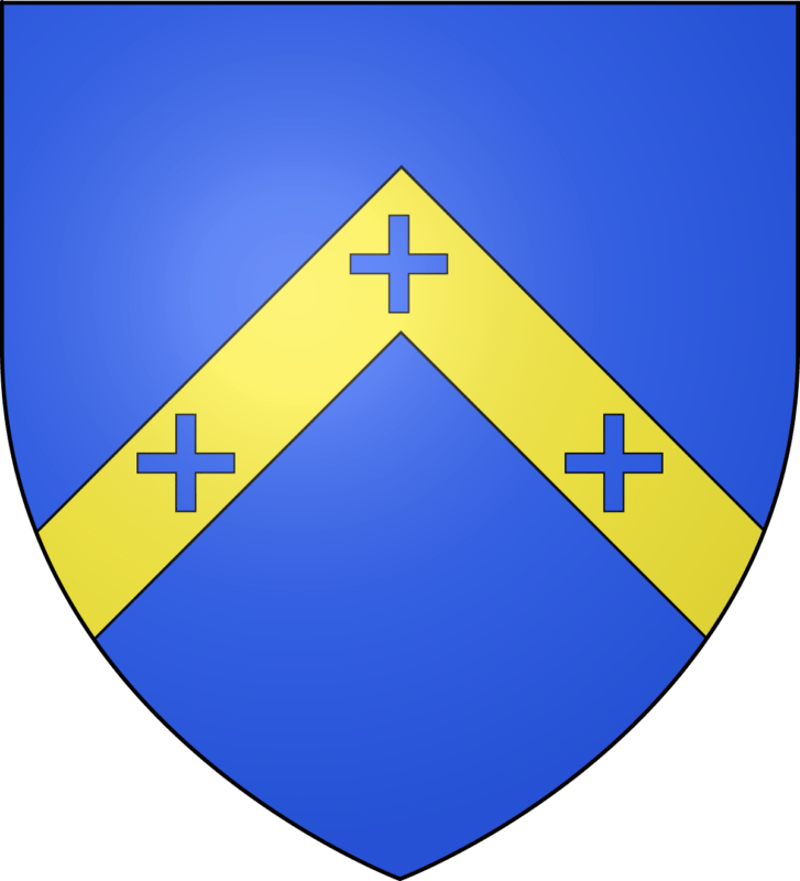 Blason de la commune de Saint-Maugan.