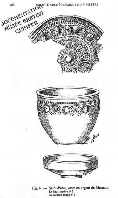 Vases en argent - trésor de Saint-pabu