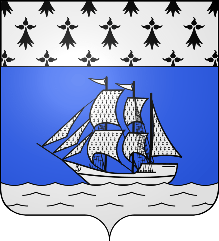 Blason de la commune de Roscoff.