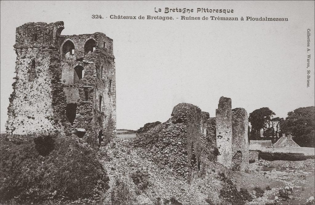 Ruines du château de Trémazan sur la commune de Landunvez