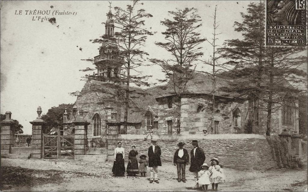 L'église Sainte-Pitère sur la commune du Tréhou.