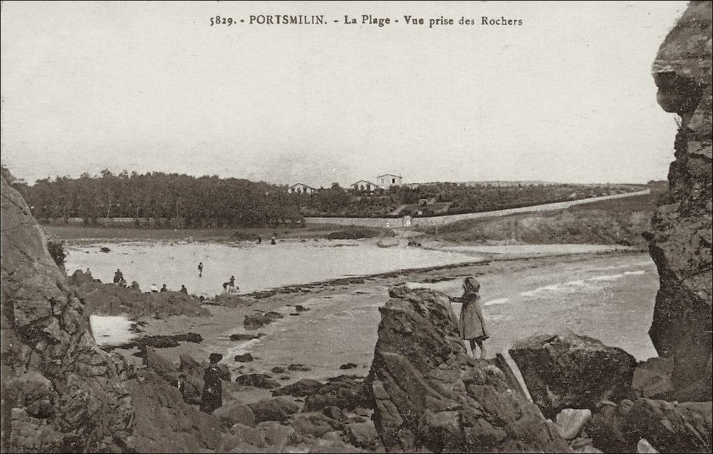 La plage de Porsmilin sur la commune de Locmaria-Plouzané