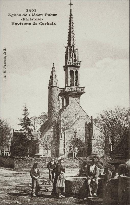 L'église Notre-Dame de l'Assomption sur la commune de Cléden-Poher.