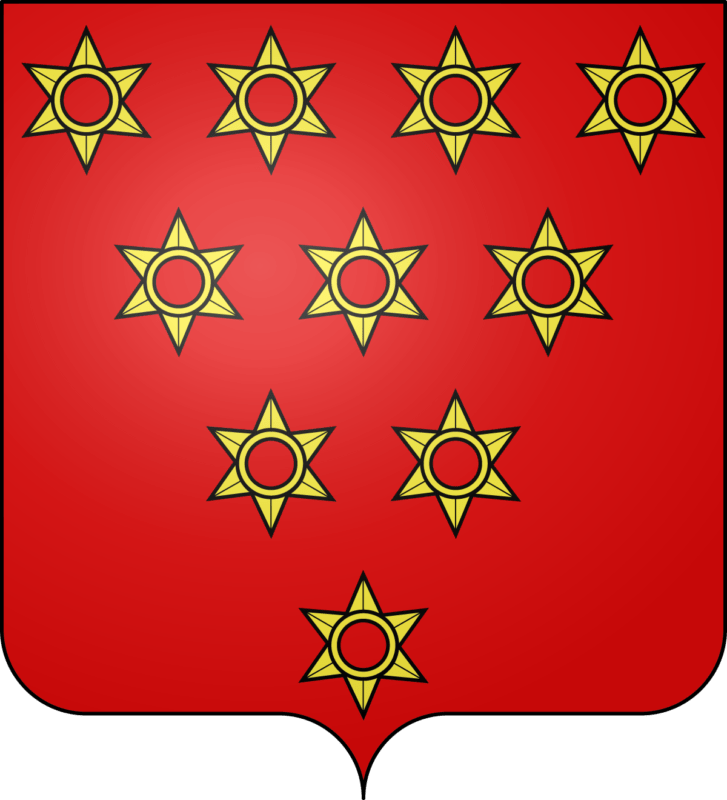 Blason de la commune de Saint-Méloir-des-Bois.