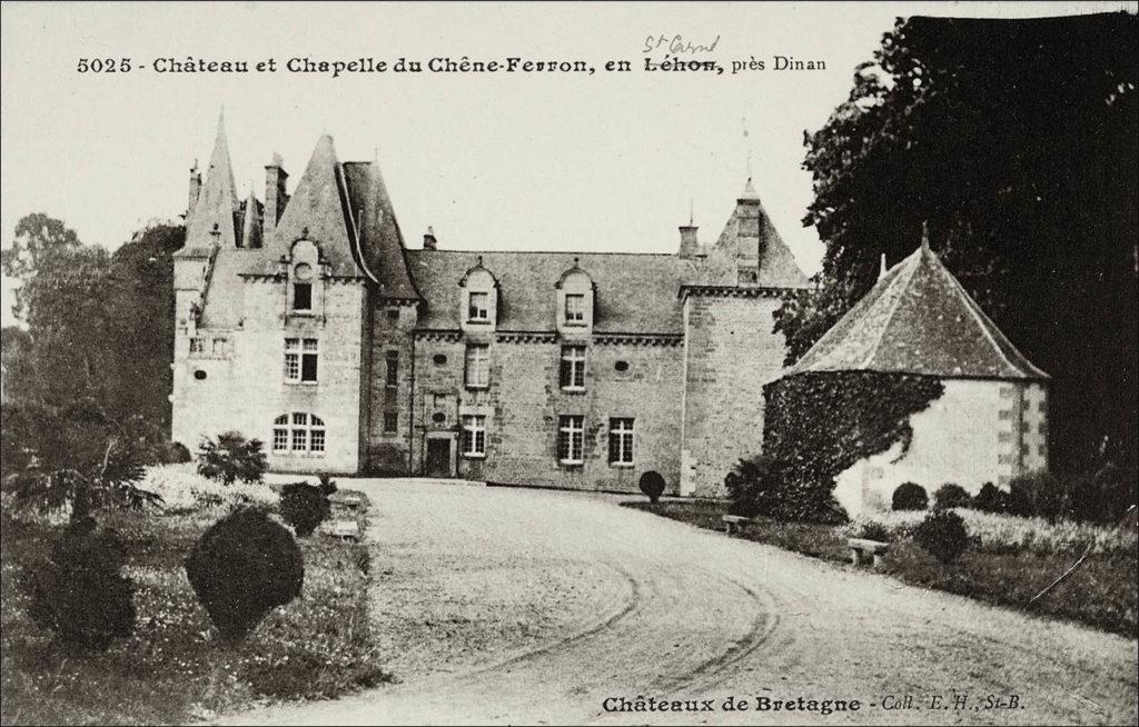 Le château du Frène-Ferron sur la commune de Saint-Carné au début des années 1900.