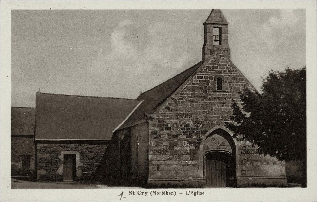 La chapelle Saint-Cry sur la commune de Nivillac au début des années 1900.