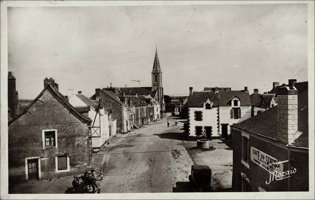 Vue générale du bourg de Pénestin au début des années 1900.