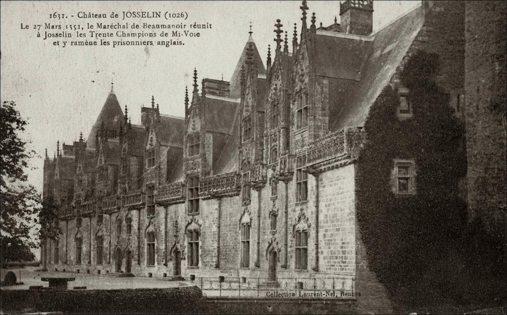 Le Château ayant appartenu à la famille de Rohan au début des années 1900.