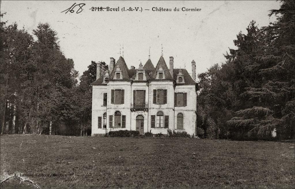 Le château du Cormier sur la commune de Bovel au début des années 1900.