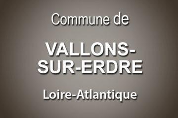 Commune de Vallons-sur-Erdre.