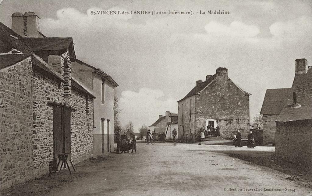 La Madeleine à Saint-Vincent-des-Landes dans les années 1900.