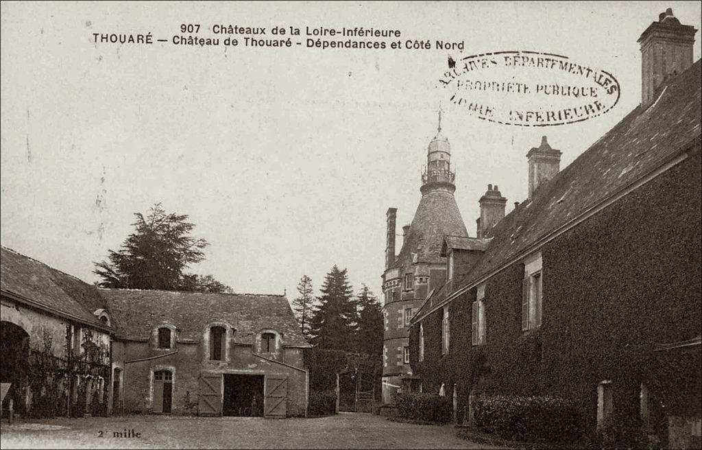 La château de Thouaré à Thouaré-sur-Loire dans les années 1900.