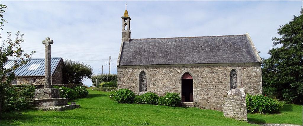 La chapelle de Kerlanou de Ploudalmézeau dans le Finistère.