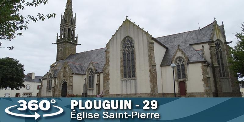 Visite virtuelle de l'église Saint-Pierre de Plouguin.