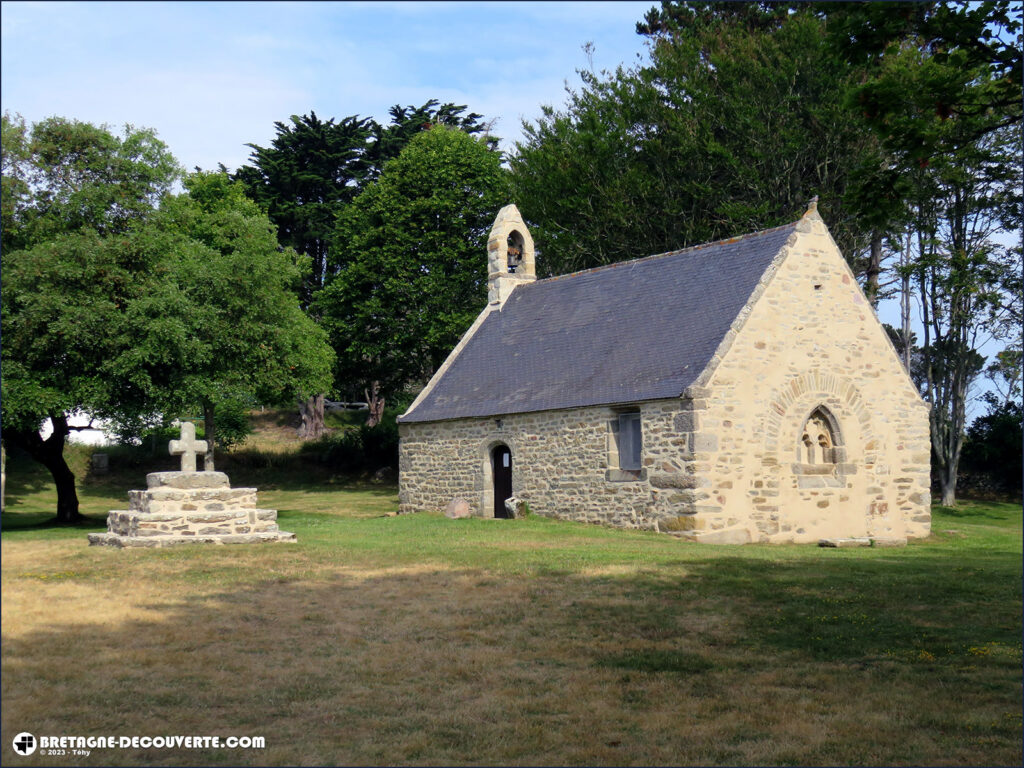 La chapelle Saint-Gonvel à Landunvez dans le Finistère.