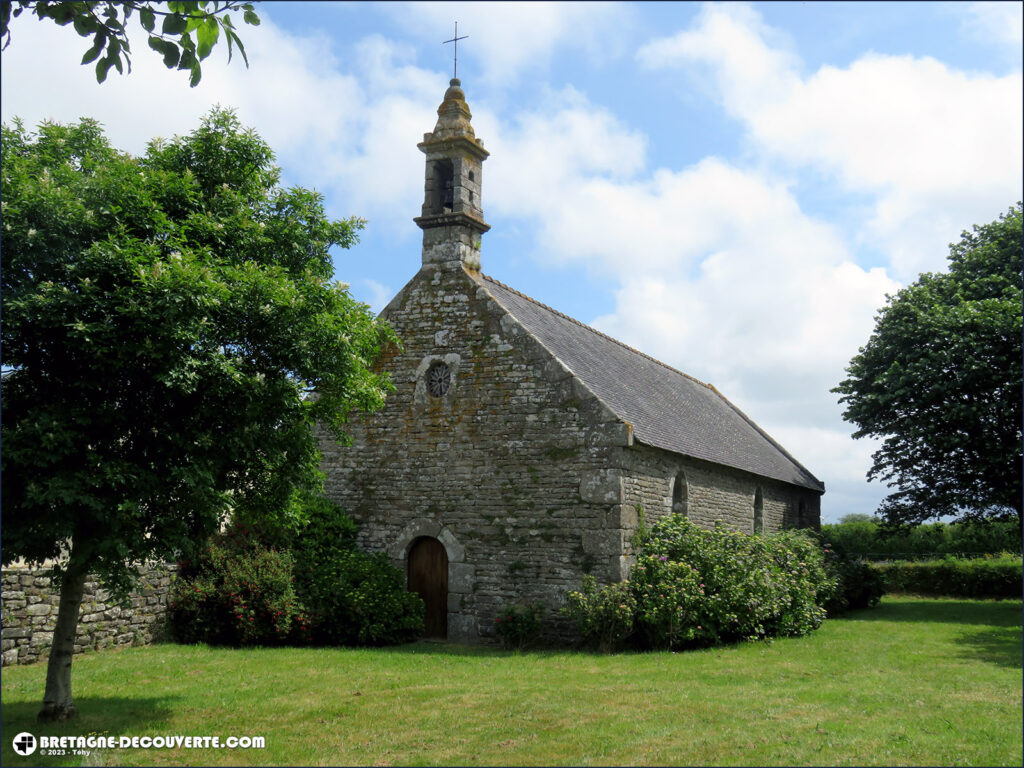 La chapelle Saint-Roch de Ploudalmézeau dans le Finistère.