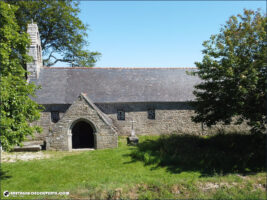 Chapelle Saint-Léonor de Larret sur la commune de Porspoder dans le Finistère.