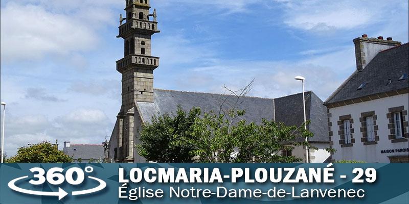 Visite virtuelle de l'église de Locmaria-Plouzané.