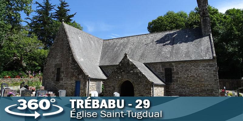 Visite virtuelle de l'église Saint-Tugdual à Trébabu.